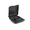 9" Black Single-Compartment Clamshell Take Out Containers, 150ct.